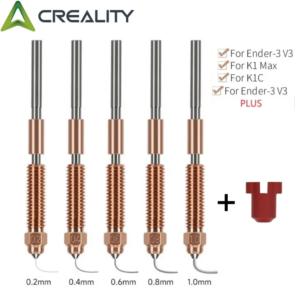 Creality K1C_K1 Max_Ender-3 V3 Kit ugello a scambio rapido unicorno installazione rapida stampa ad alto flusso materiale aggiornato