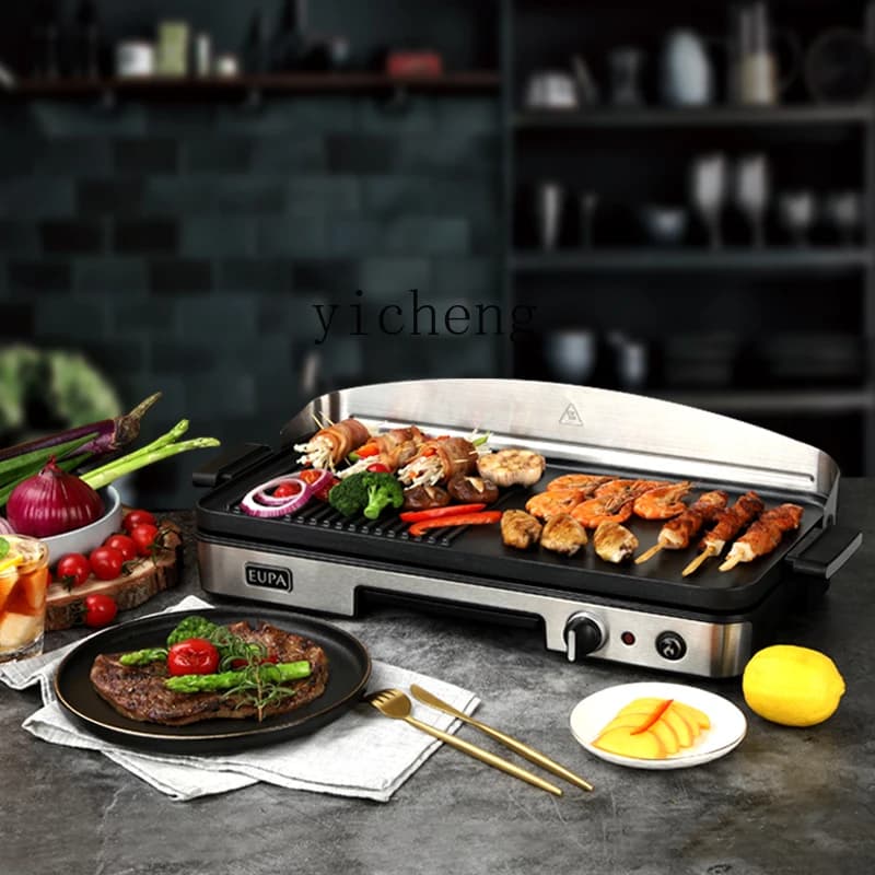 TQH electric grill commercial household iron plate grill steak machine special grill steak machine frying pan