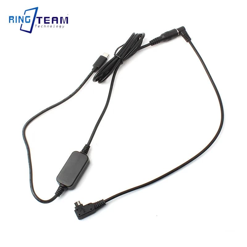 AC-PW10AM PD Cavo di Alimentazione USB C Display 8.4V Per Sony Alpha A58 A99 A57 A77 II DSLR-A100 A230 A290 A330 A350 A380 A390 Macchina Fotografica