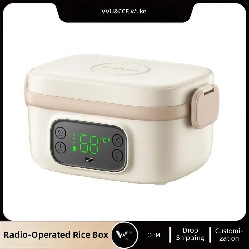 Thermostatic Baby Bowl with Charging Heating Function Electronic Thermal Insulation Children's Lunch Box Rechargeable