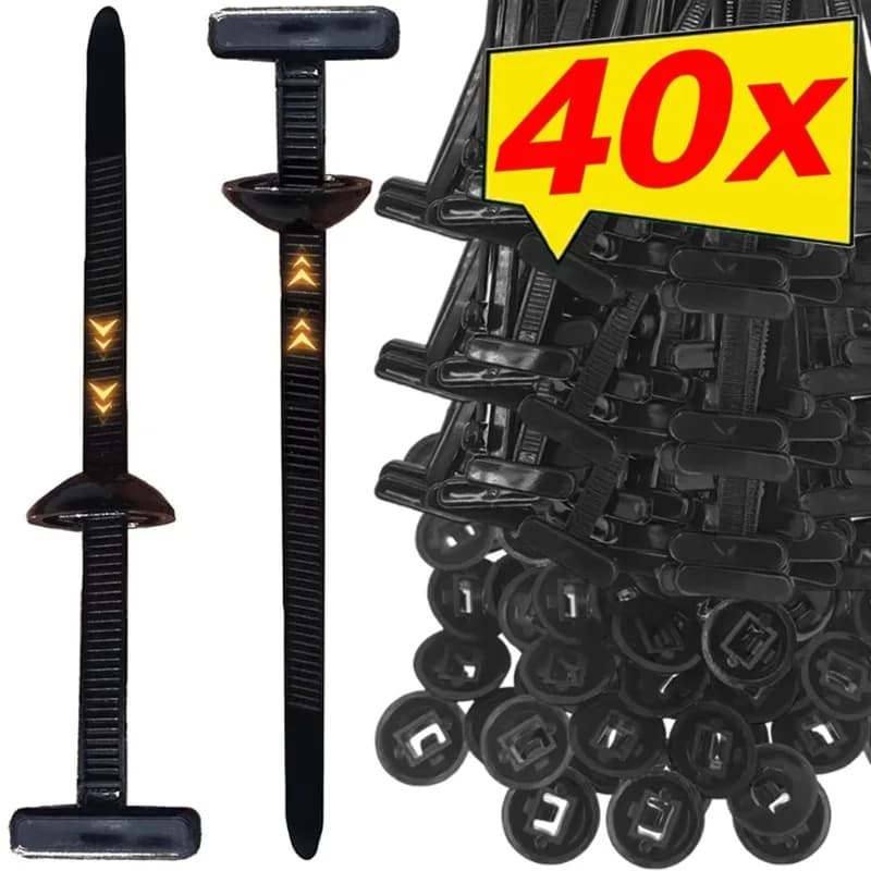 Fibbia per fascette per cavi in nylon per auto Fissaggio universale per fascette autobloccanti Supporto per viti Fibbie di ricambio Fissare i fili Accessori per strumenti