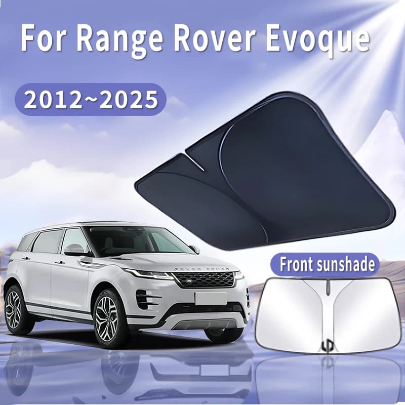 Visiera parasole per auto per Range Rover Evoque 2012 ~ 2025 2018 Parabrezza anteriore Parasole Isolamento termico Raffreddamento estivo Accessori auto