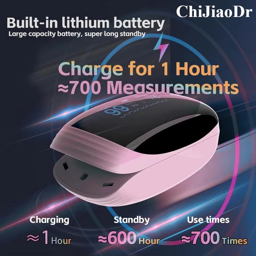 DeDedos Pediatric Rechargeable SpO2 RR Saturometer Oxygen Saturation in Blood Medical Pulsossimeter