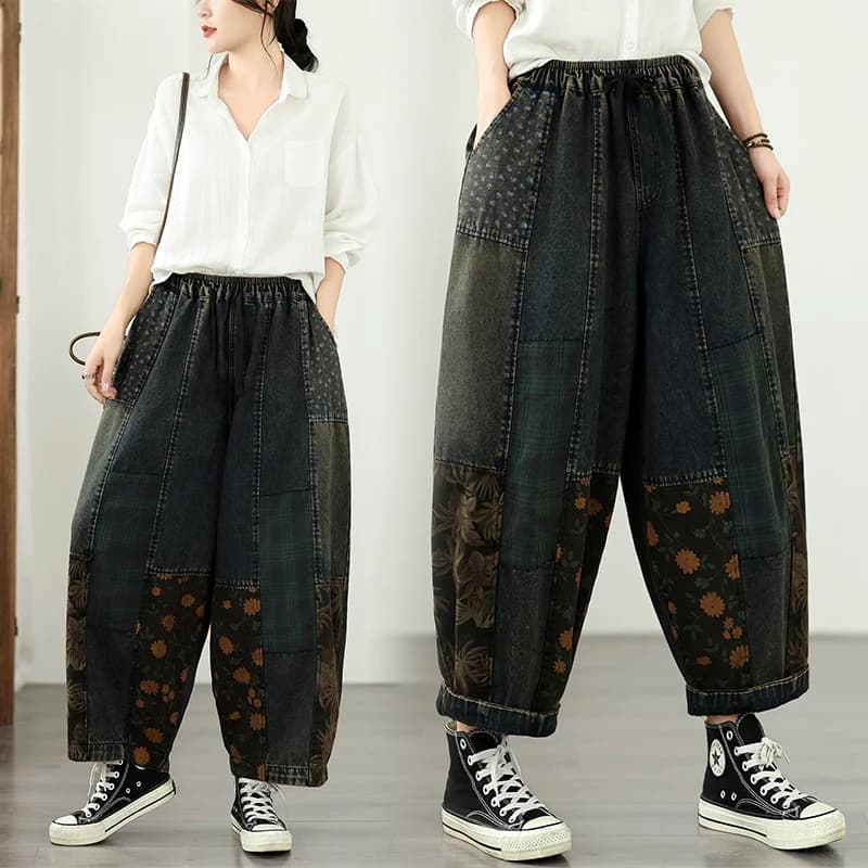Casual Dad Jeans High Waist Straight Leg Denim Pants Artistic Style Harlan Trousers Loose Fit Old Dad Casual Trousers