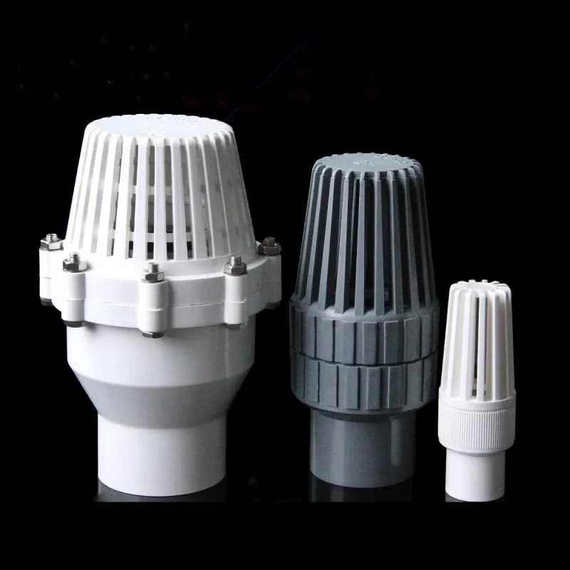 32 millimetri 40 millimetri 50 millimetri 63 millimetri pistone Fondo valvola di ritegno pompa dell'acqua presa di ingresso di acqua di plastica IN PVC filtro acquario Raccordi