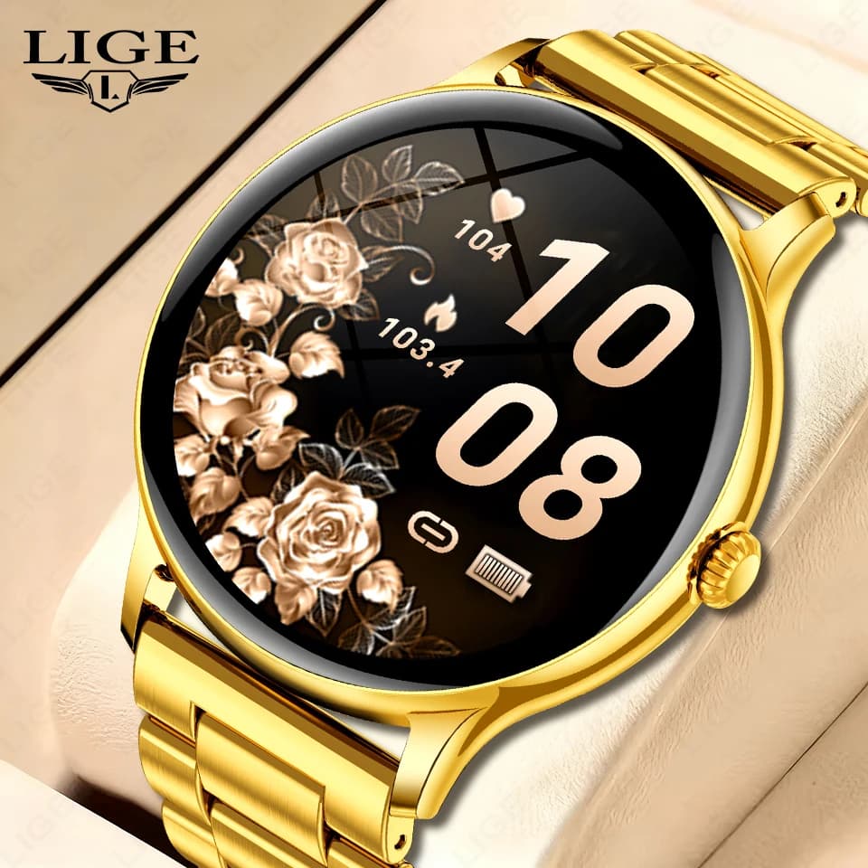 Smartwatch LIGE 1.38" con Bluetooth, Monitoraggio Ossigeno nel Sangue e Frequenza Cardiaca, Orologio Intelligente 2026 Nuovo per Uomini e Donne, Regalo per le Feste