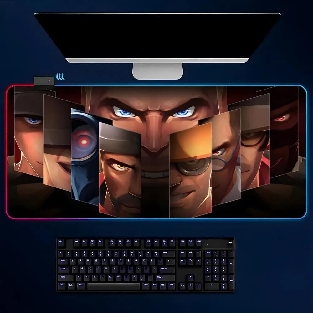 multiplayer online shooter game Mouse Pad Mousepad Large Gaming LockEdge Thickened Computer Keyboard Table Desk Mat