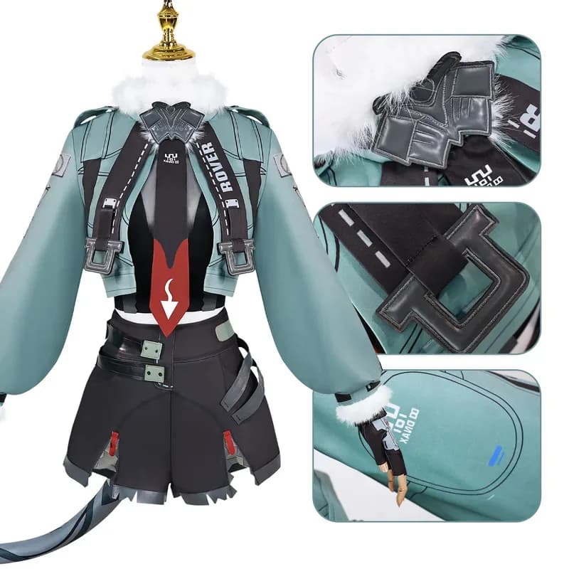 Disponibile Costume Cosplay ZZZ Zenless Zone Zero Jane Doe Set completo Abiti Parrucca Scarpe Puntelli Halloween Natale Giochi di ruolo Cosb;3's,6.e;