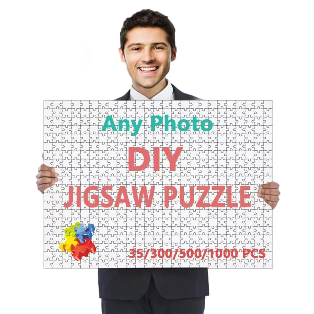 Photo Custom Personalized Jigsaw Puzzle Customized Picture DIY Educational Toy for Adults Decoration Collectiable Gift Muti-Size