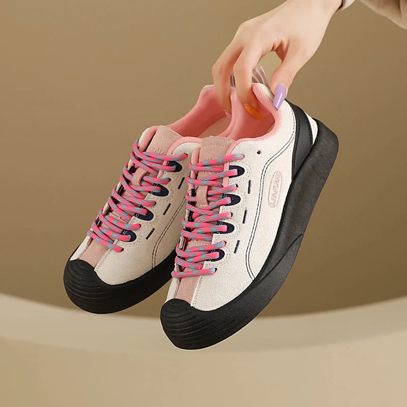New Women Chunky Dad Shoes,Anti-slip Wear-resistant Thick Sole Sneakers, Soft Sole Fashion Casual Retro Trainer Shoes For Ladies