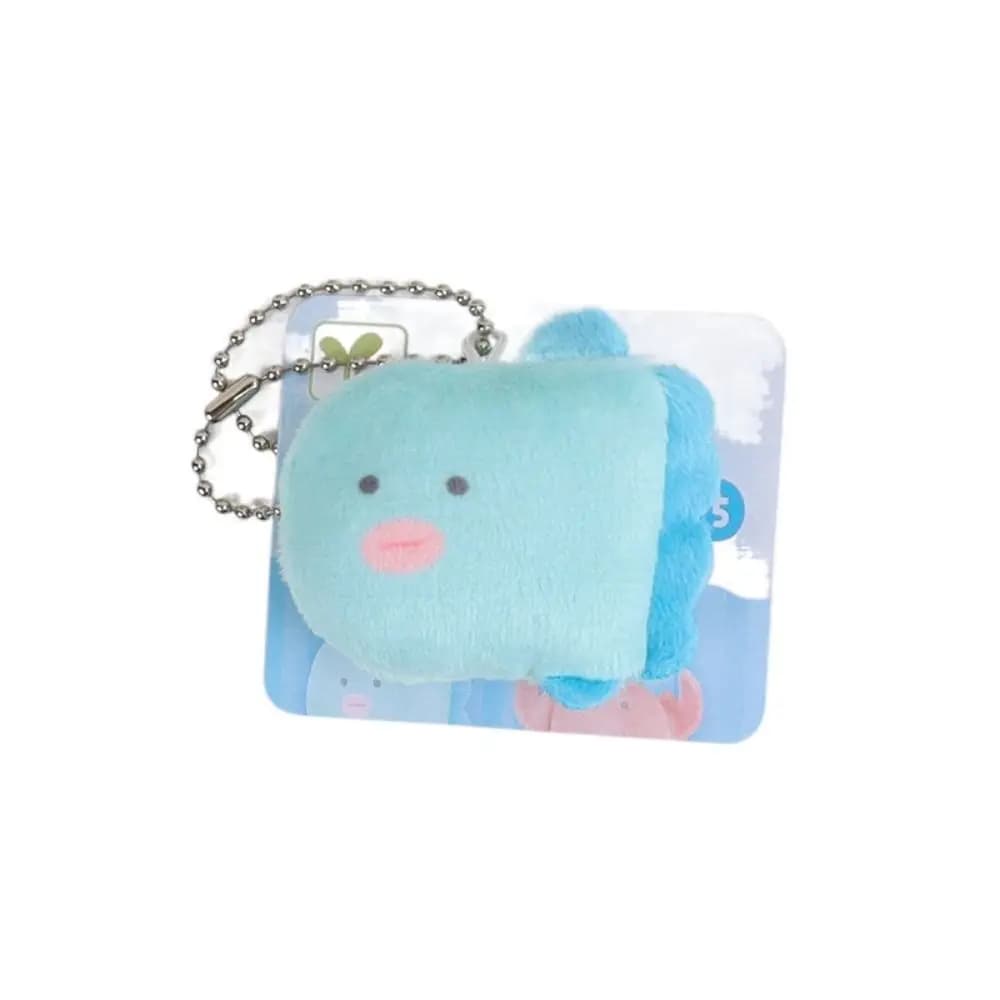 Peluche a forma di cartone animato Ray, ciondolo per acquario, pinguino imbottito, portachiavi a forma di pesce, decorazione morbida a forma di squalo per zaino