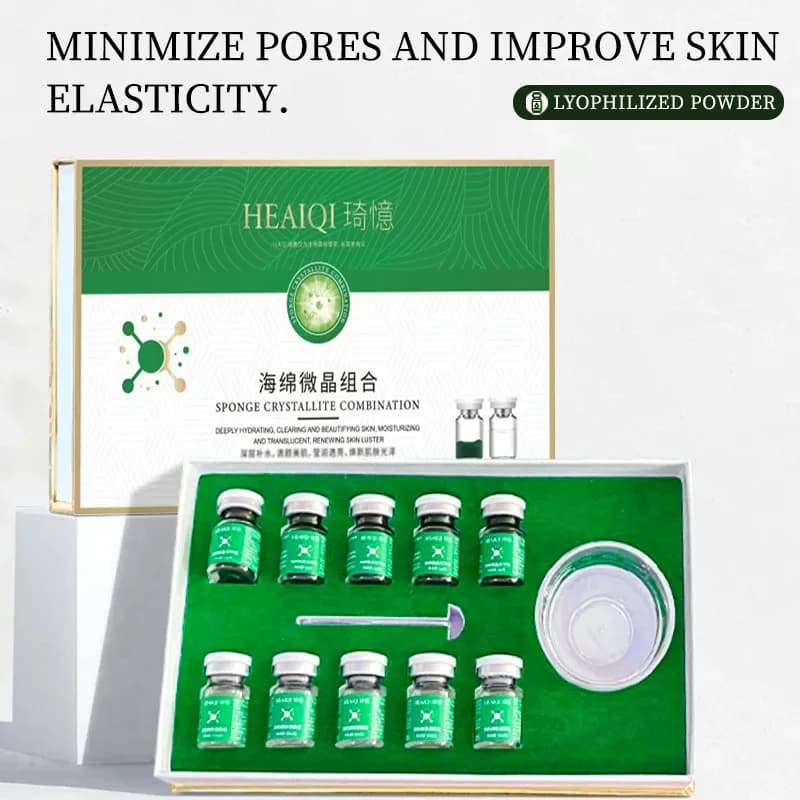 Kit Esfoliante Naturale alle Alghe per Sbiancamento e Melasma, Maschera con Estratto di Alghe Marine e Piante, Esfoliazione, Ringiovanimento, Idratazione, Cura della Pelle