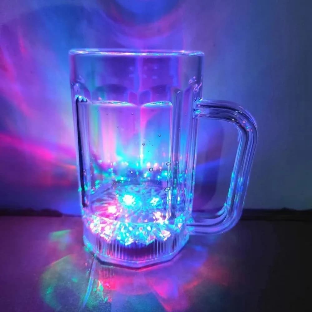 Creative Induction Dragon Mug LED Flashing Drinkware Colorful Glow Beer Cup Night Club Party Celebration Tool