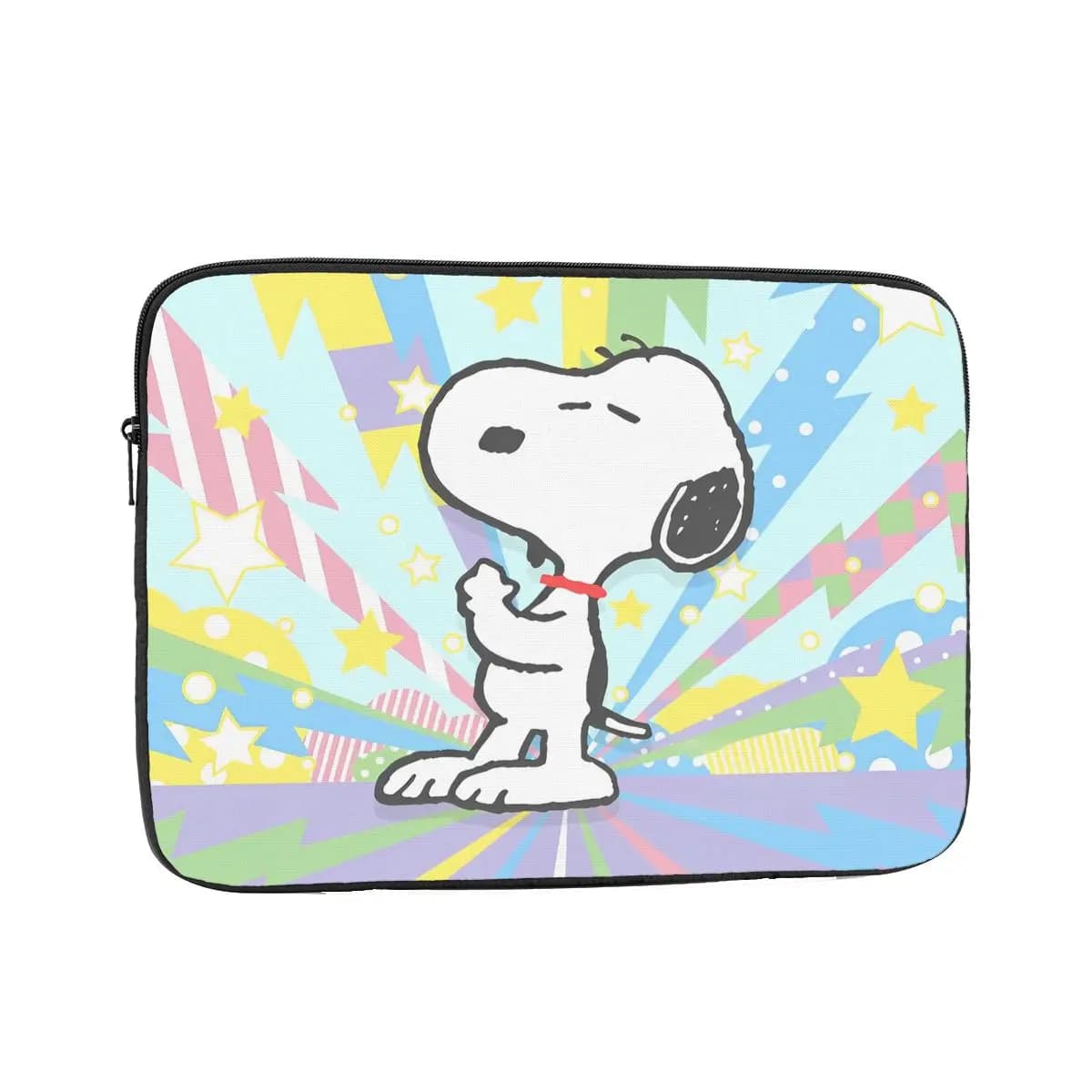 Custodia Protettiva per Laptop 10 12 13 15 17 Pollici, Borsa per Notebook Macbook Air Pro, Custodia Antiurto per Computer con Design Cartoon Snoopys