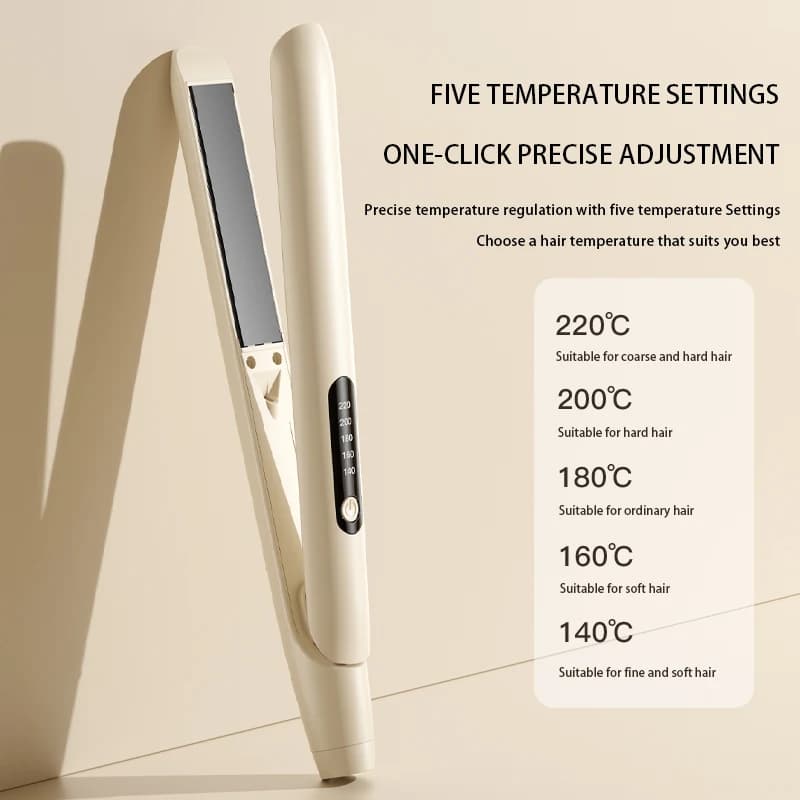 Electric Clamp Negative ion PTC heating regulation temperature hair straightener for Hair Styling Straighten Curling Iron