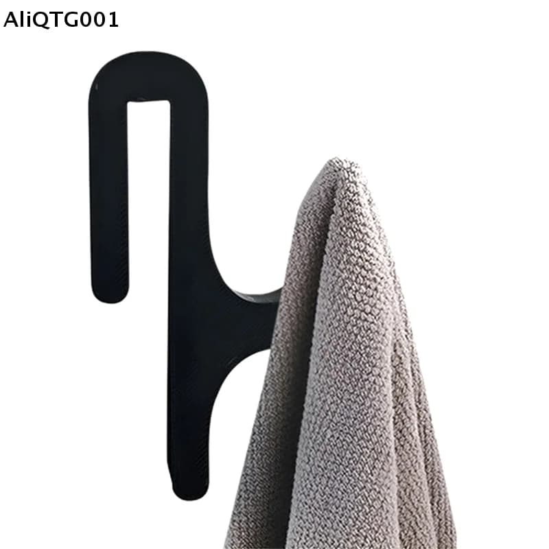 Gancio appendi asciugamani 3D per porte doccia in vetro da 8 mm - Appendiabiti da bagno per vestiti, asciugamani, accappatoi, biancheria per dormitorio e appartamento