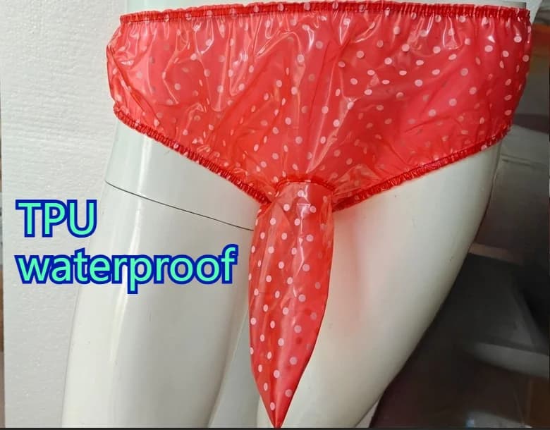 Slip in Plastica Ultra Sottile e Trasparente, Sexy, Elastico, Leggero e Confortevole per Uso Quotidiano, Club, Feste e Performance