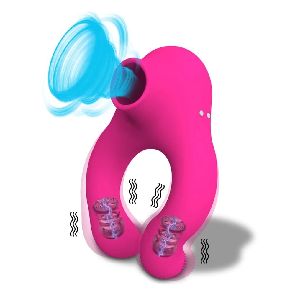 Vibrating Cock Ring Sex Toys for Men Penis Ring Dick Vibrator Adult Male Sex Toy for Longer Harder Penis Vibrators Couple Rings