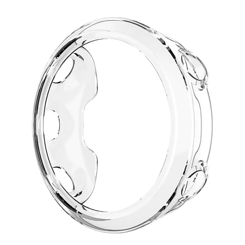 Protective case for Garmin Swim 2 Cover in TPU Smart Watch Wheel bumper for Garmin Swim 2 Swim2 White