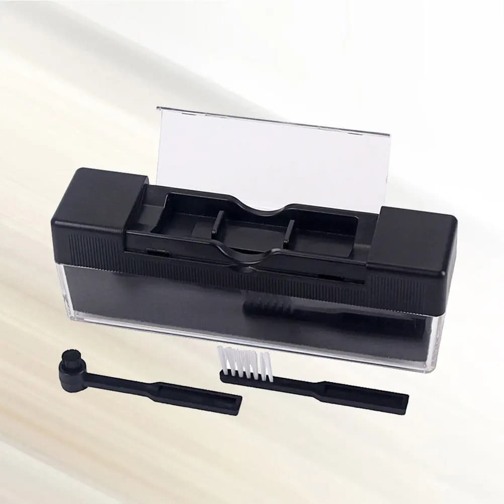 1Set Vinyl Records Cleaning Kit Includes Small Brush for Turntables Effective Dust Removal Free Stain Protection