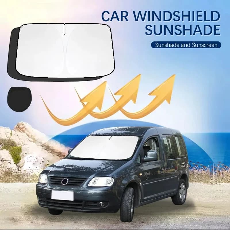 Parabrezza per auto Parasole Coperture Finestra anteriore Protezione solare Parasole UV Per Volkswagen Caddy mk3 mk2 VW Accessori auto estivi