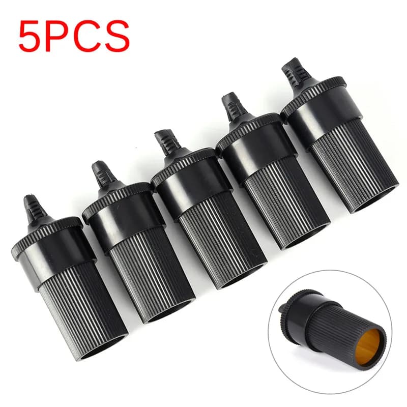 5 pezzi 12V 24V estensione fai da te femmina accendisigari cavo presa in linea connettore spina di conversione accessorio auto