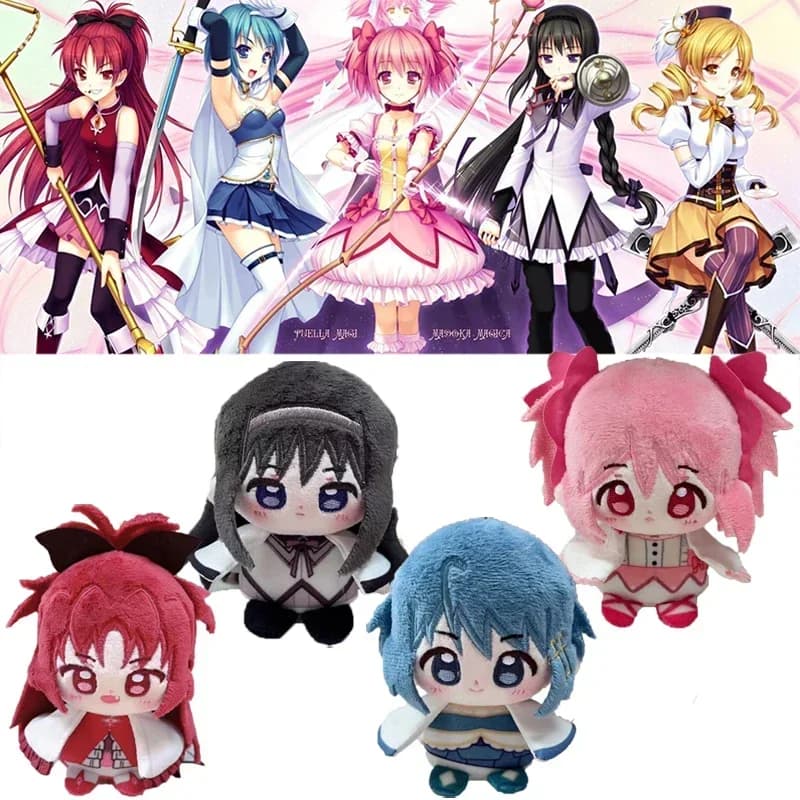 Anime Puella Magi Madoka Magica Plush Pendant Kaname Madoka Akemi Homura Plushie Keychain Doll Cosplay Figure