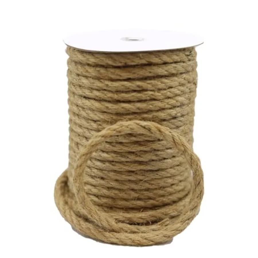 Natural Sisal Rope for Cat Scratcher, Cat Tree Rope Twine for Cat Scratching Post Replacement, Cat Tower with Scratch Post Repa
