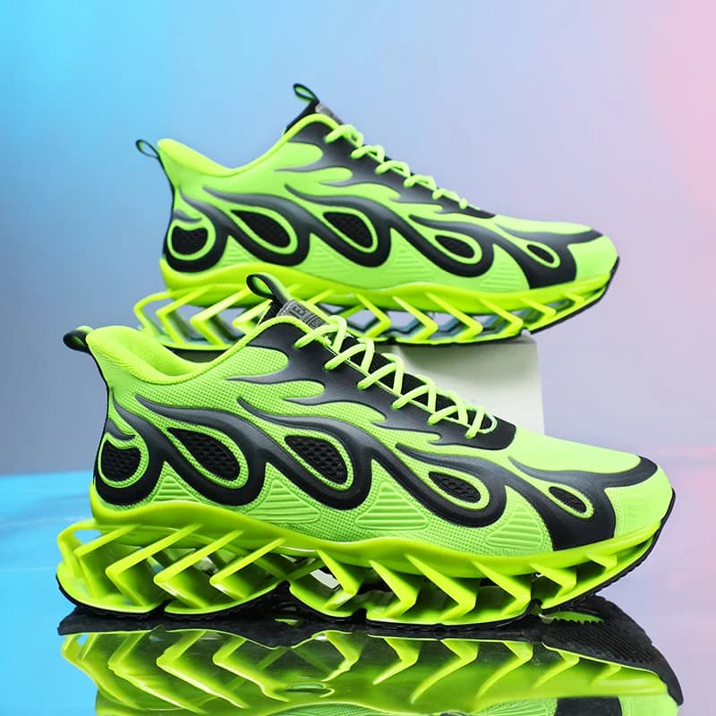 Scarpe sportive da uomo Estate Nuove scarpe da corsa in mesh traspirante Scarpe da ginnastica piatte casual all'aperto piatte e ammortizzanti per uomo