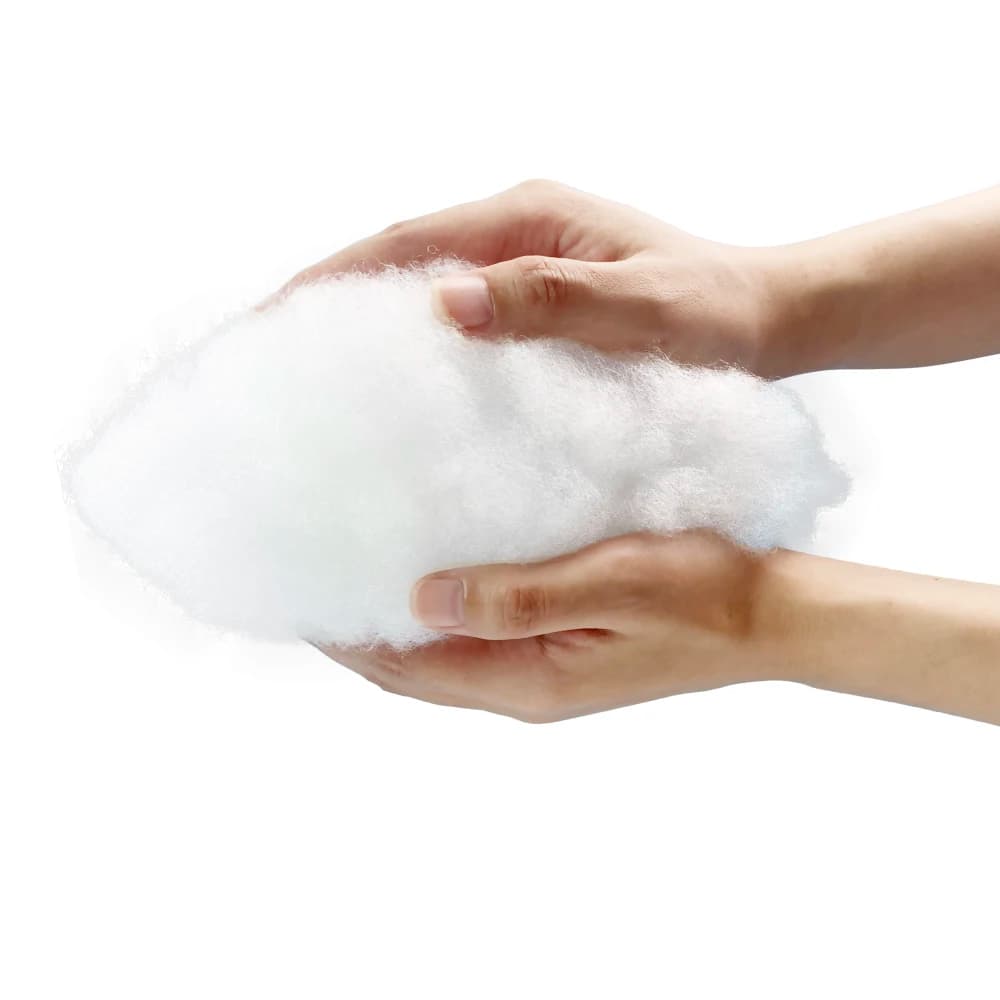 Imbottitura morbida in fibra di poliestere premium Ripieno per animali di peluche Giocattoli Decorazioni nuvole Fibra EPE verso il basso 100g 500g 1000g