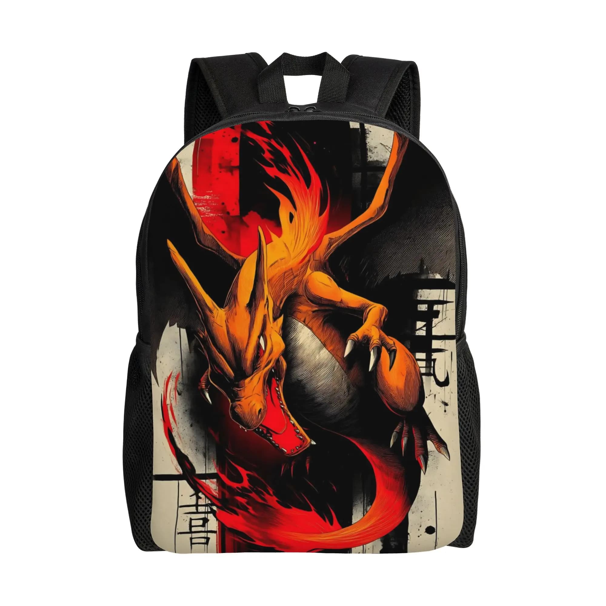 Zaino Charmander per il ritorno a scuola, zaino casual Pokemon per uomo e donna, per adulti