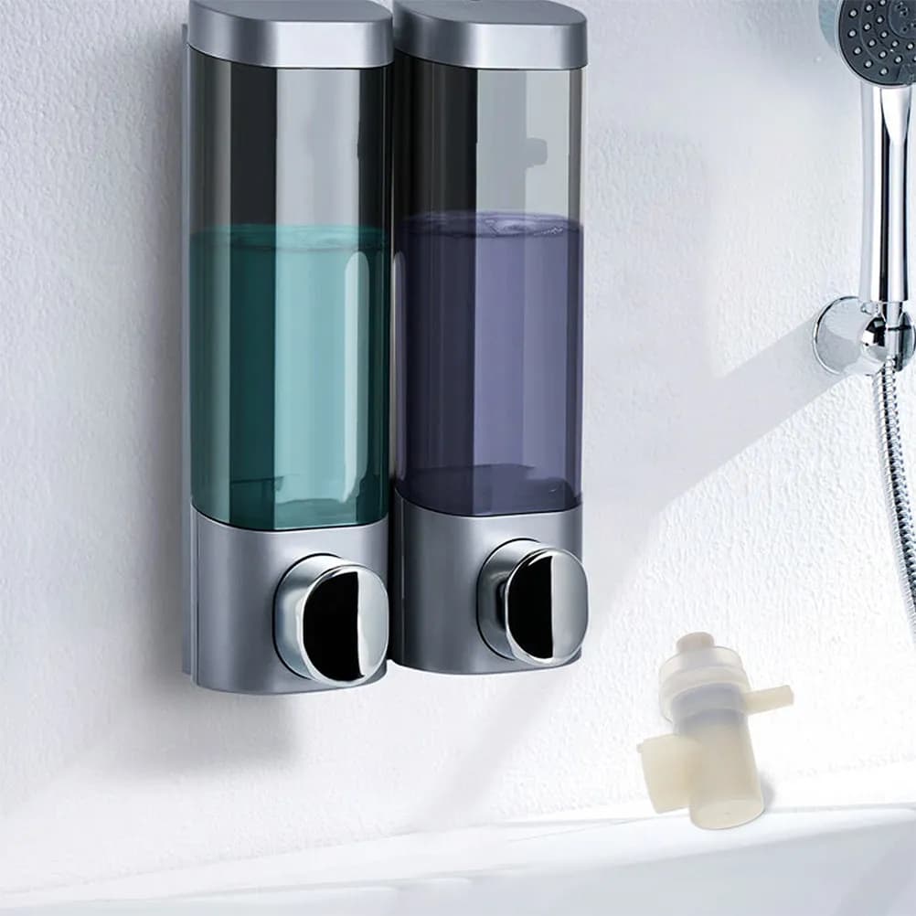 2 Pezzi Dispenser di Sapone a Pompa di Ricambio per Dispenser di Sapone Liquido a Parete per Hotel e Ristoranti, Materiale ABS PP, Flusso Costante, Facile da Usare