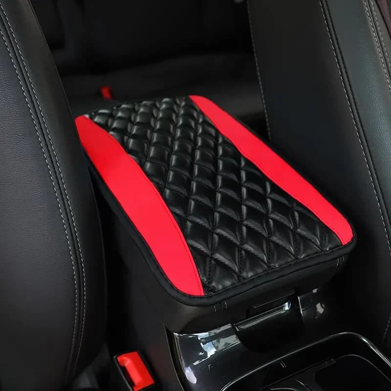 PU Leather Arm Pillow Cover for Auto Central Console, Car Seat Cover for Universal Waterproof Anti-slip Seat