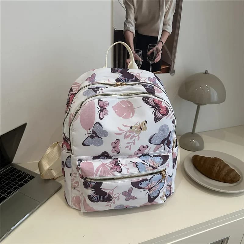 Zaino da donna alla moda Zaino carino Zaino versatile in tela dolce Zaini per bambini per borsa da scuola per ragazzo Borsa firmata Mochila