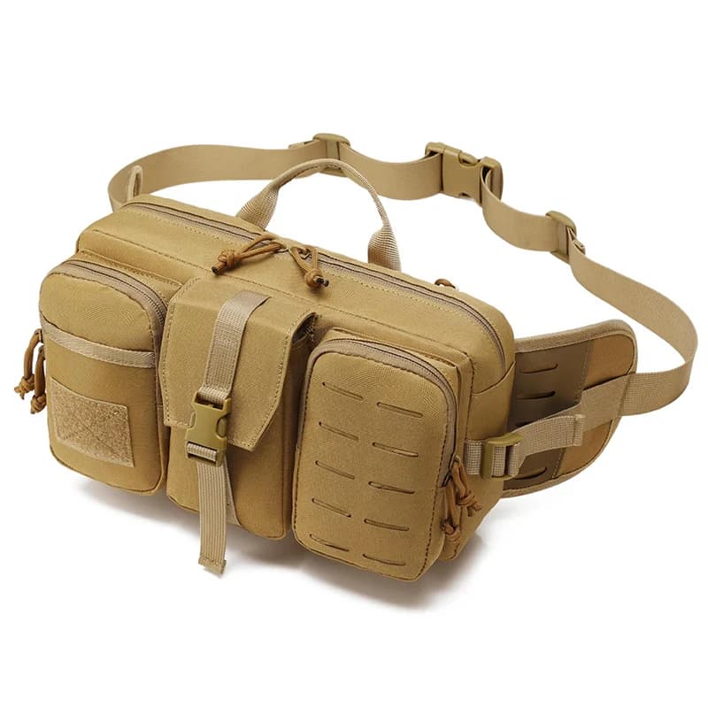 Fishing bag Large equipment bag for storing pouch Fish bait equipment Utility Fishing box Chest bag Trekking bag for outdoor hiking