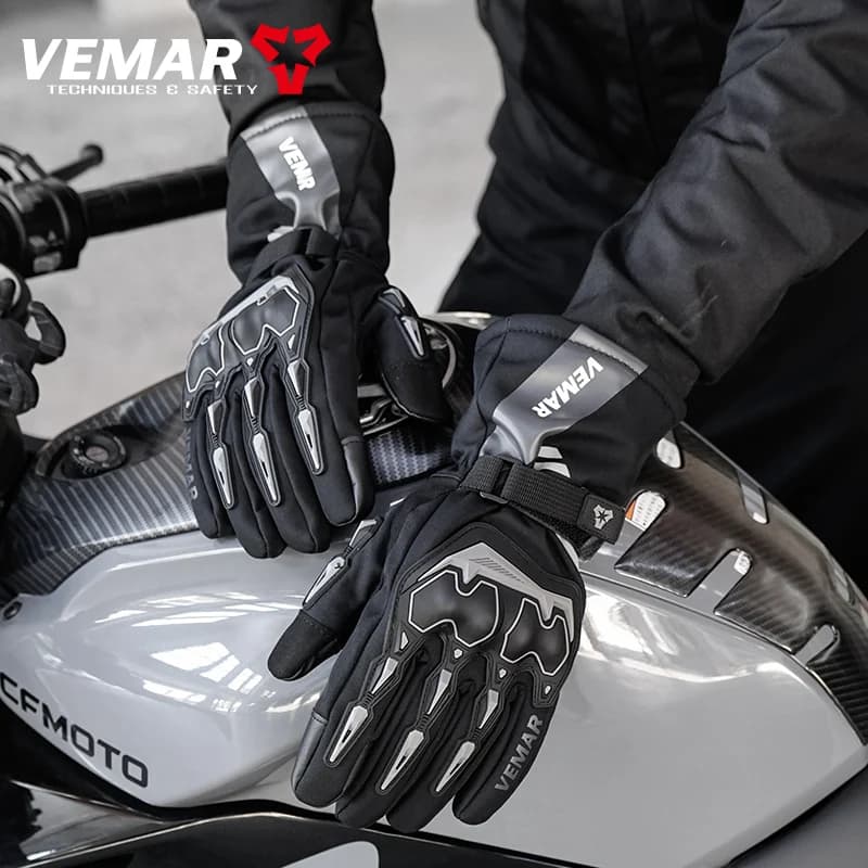 Cheap High-quality Motorcycle Gloves Men Warm Waterproof Winter Thermal Windproof Touchscreen Anti-fall Riding Motorbike Gloves