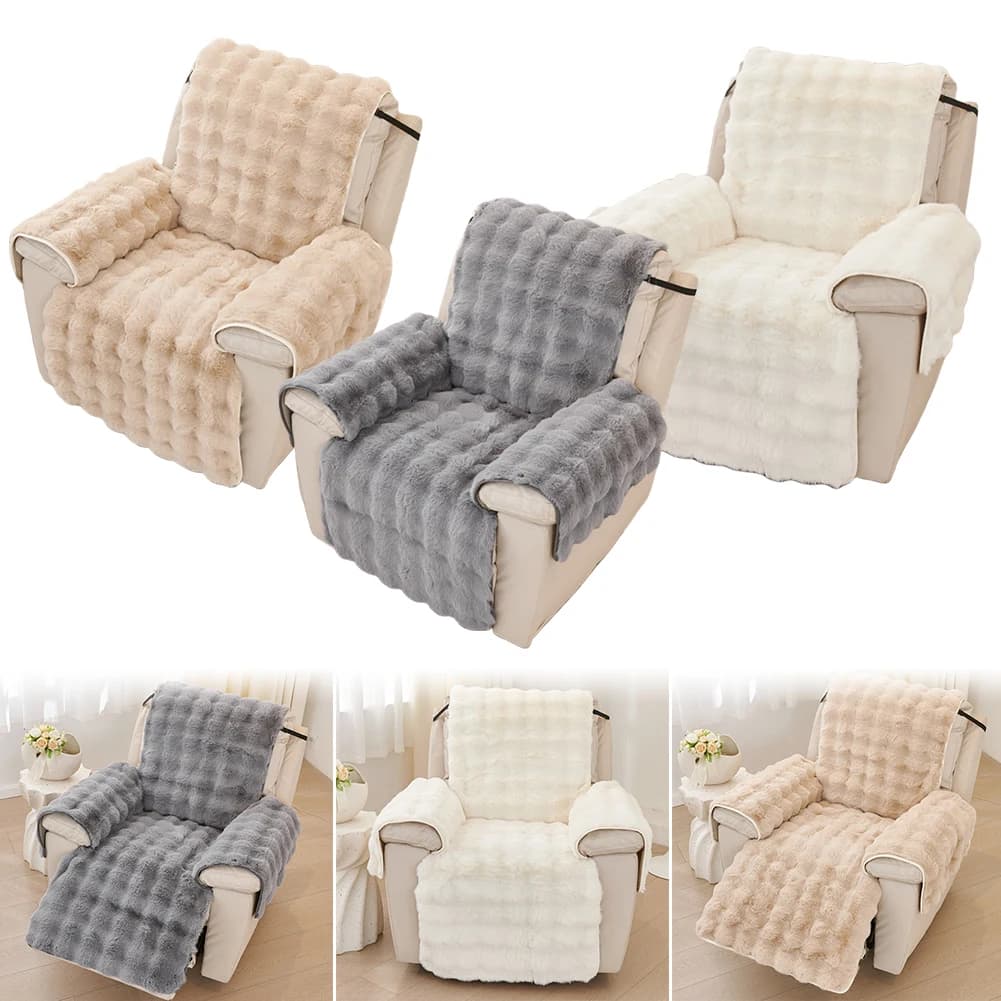Soft Seat Cover for Single Reclining Armchair, Hot Cushion and Thickness, Armchair Protection, Hot Cover