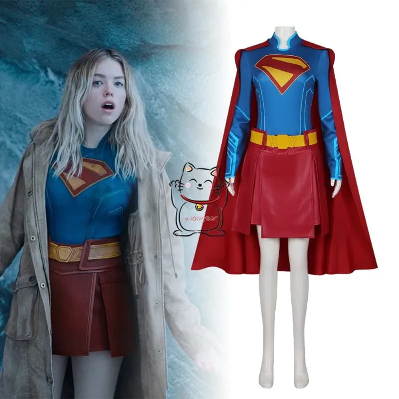 Set Cosplay Anime 'Tomorrow's Daughter', Costume for Halloween and Shows, Top, Gonna, Mantle, Manga Exhibition Dress, Unique Fantasy Costume