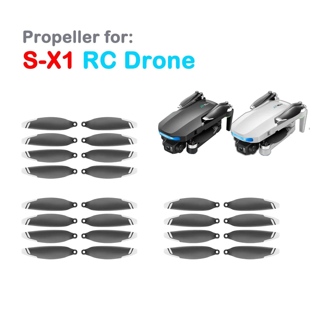 Originale S-X1 GPS Mini Drone Elica Pezzo di ricambio S-X1 Ala Lama in foglia d'acero per accessorio rotore S-X1 MAX