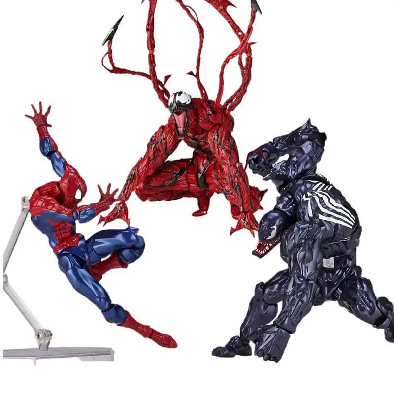 Venom Carnage Action Figure Parti variabili Spiderman Figurine Statua Decorazione Giocattolo Modello da collezione Regalo per bambino