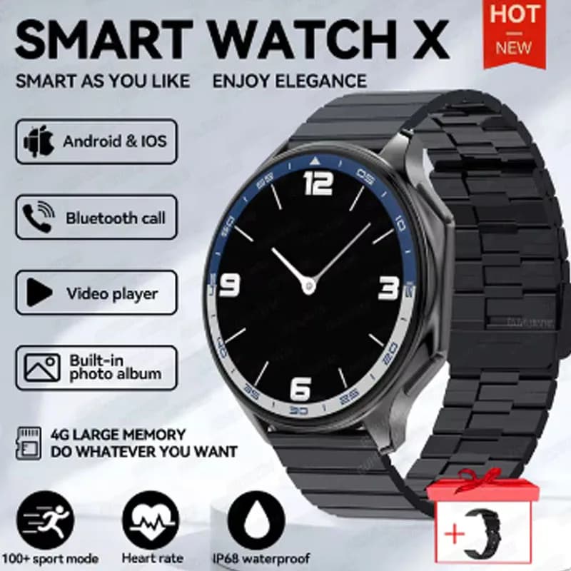 Smart Watch Man Woman Fitness Tracker Heart rate Bluetooth blood pressure monitor for Infinix Note 30 Pro HTC Exodus 1 Motorola
