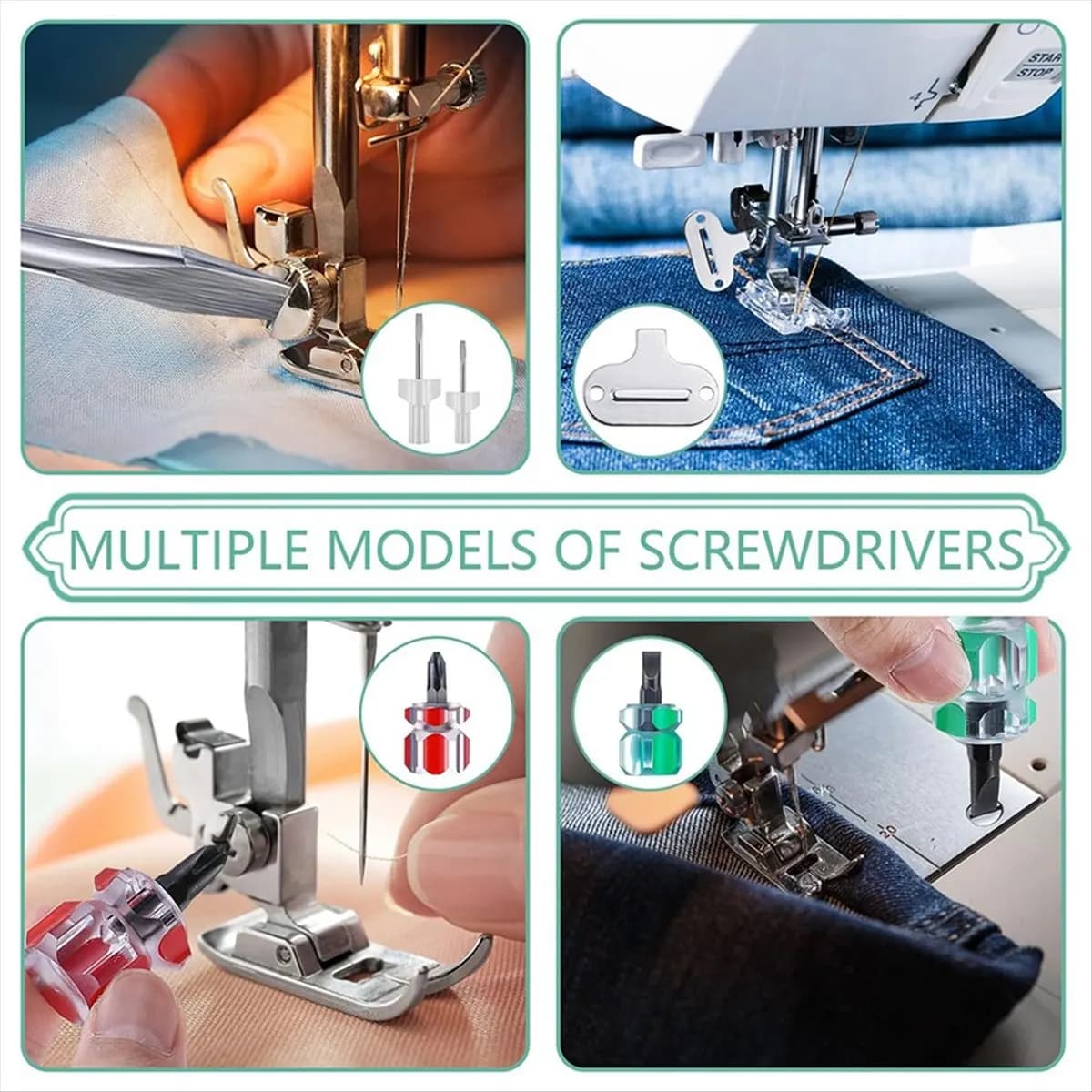 Affidabile - Kit di pulizia per macchine da cucire da 30 pezzi, strumenti di riparazione per macchine da cucire per riparare e pulire macchine da cucire