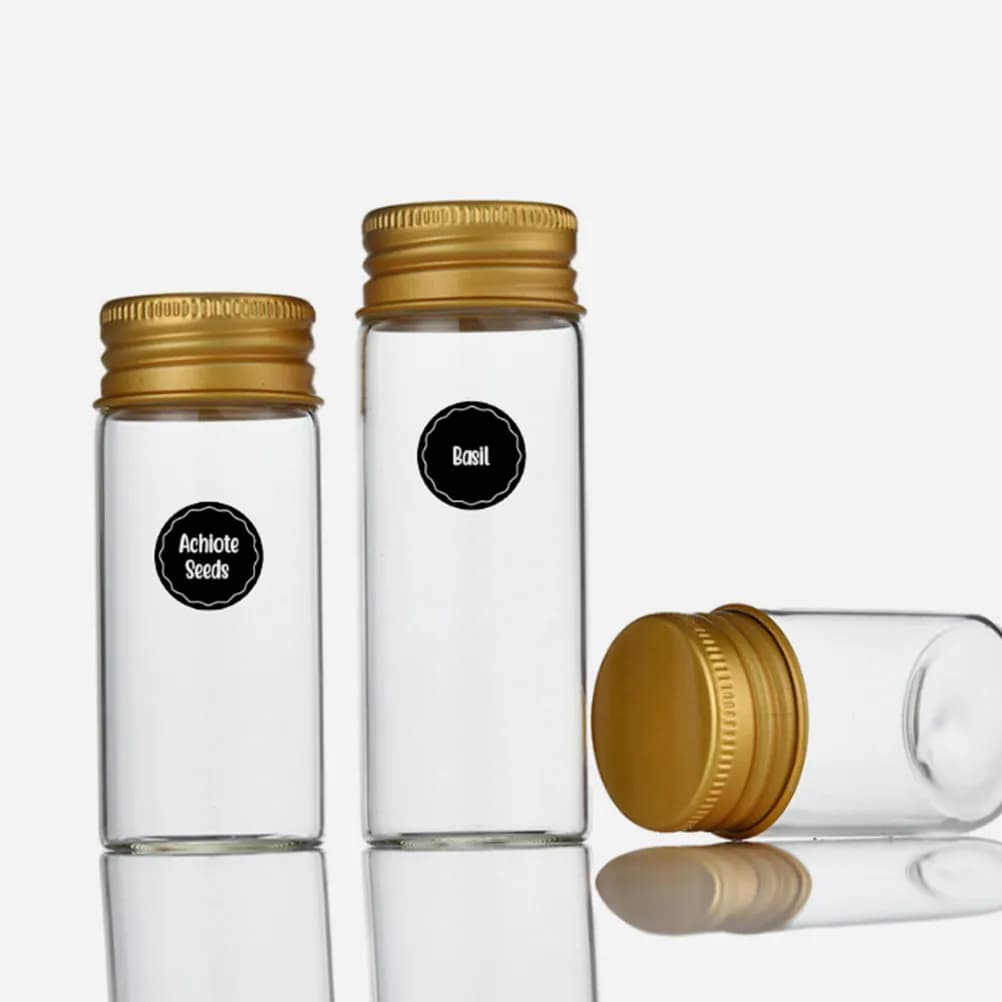 8 fogli di etichette adesive da cucina, design rotondo versatile per barattoli di spezie, barattoli in vetro, flaconi di medicinali, contenitori per alimenti, dispensa
