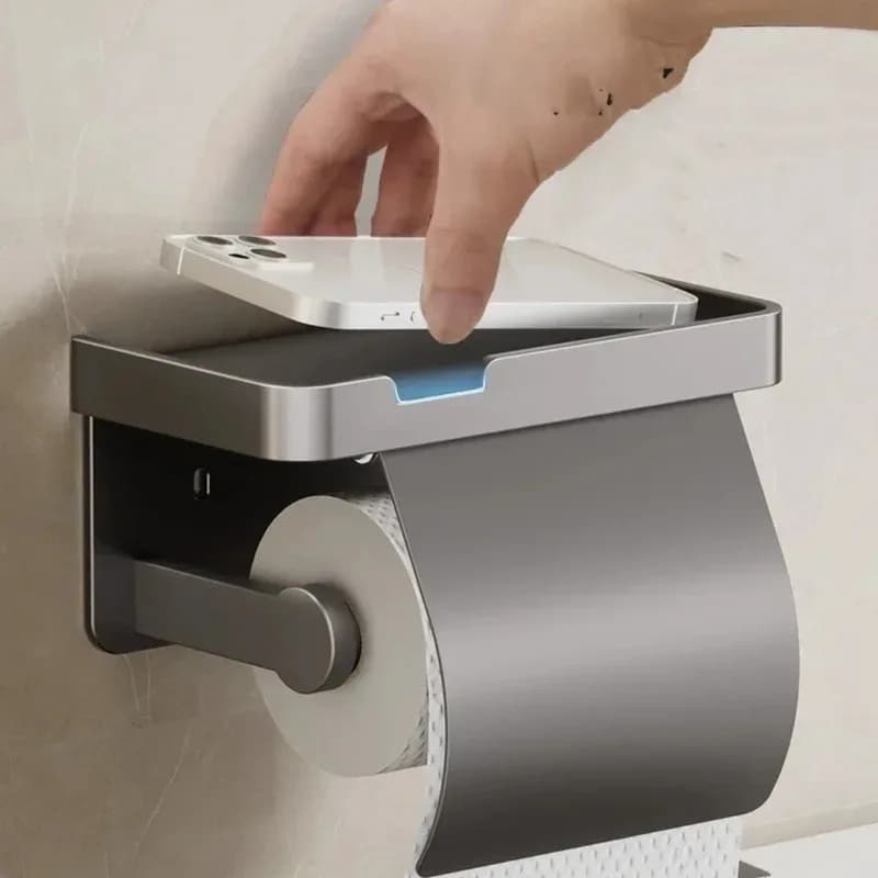 Portarotolo da Parete per Carta Igienica, Impermeabile, per Bagno
