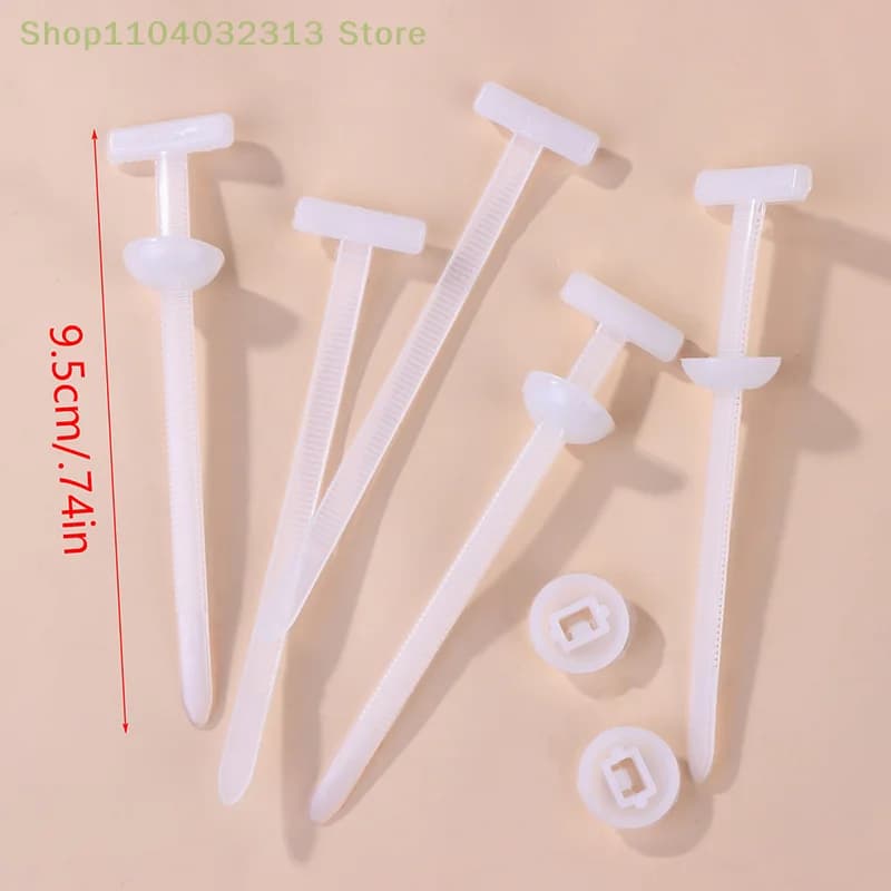 50/100PCS Nylon Universale Fascette Fibbia Multiuso Fascette Strumento Heavy Duty Autobloccante Zip Bianco Zipcci per la Riparazione Auto
