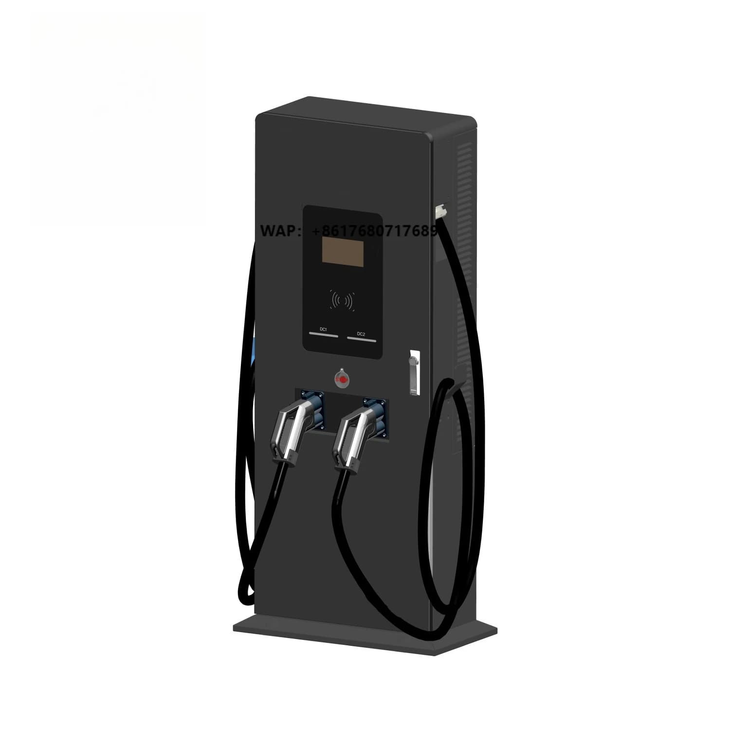 Xupernova 60KW 120KW Caricatore Rapido DC per Veicoli Elettrici CCS Chademo OCPP1.6 Via WIFI LAN 4G Colonnina di Ricarica DC per EV Stazione di Ricarica EV