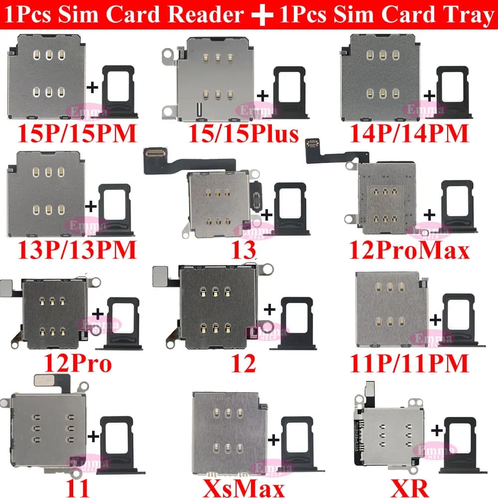 1 set cavo flessibile per lettore di schede Dual Sim per iPhone 13 14 Pro Max 15 16 Plus doppio slot per vassoio Sim adattatore per supporto connettore Nano