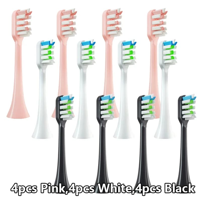 4-12 pieces for SOOCAS X3/X3U/X5 Replacement heads for clean toothbrush heads for sonic electric toothbrush heads Soft bristles