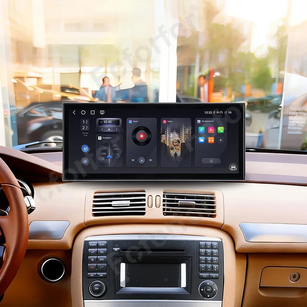 Schermo verticale da 15,8 pollici per Mercedes Benz Classe R R300/R350 2006-2014 Multimedia Audio Stereo GPS Carplay Android Auto 4G LTE