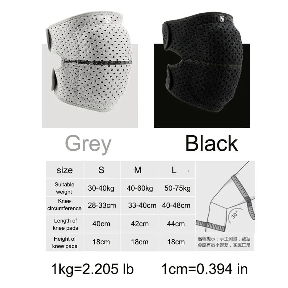 1 Pair EVA Knee Pads Brace for Dancing Volleyball Yoga Women Kids Men Kneepad Patella Brace Support Fitness Protector Work Gear